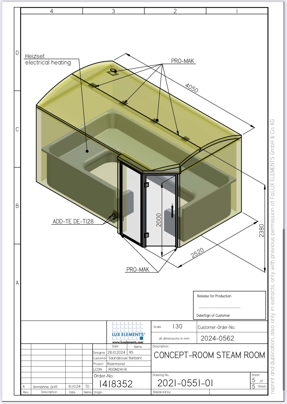 3D-vy — CONCEPT-ROOM STEAM ROOM